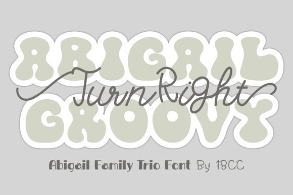 Abigail Groovy Font: A Playful Display Typeface for Campaign Graphics
