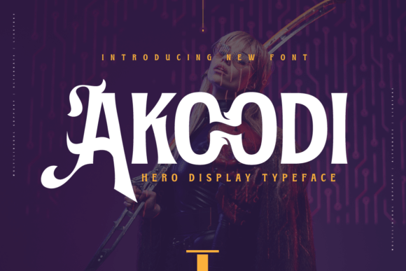 Akoodi: A Bold Display Font for High-Impact Campaign Graphics
