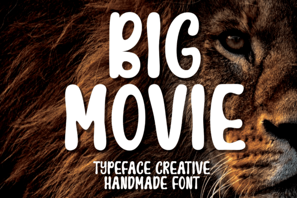 Big Movie: A Friendly Handwritten Font for Creative Branding Projects