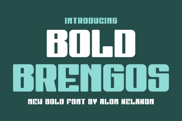 Bold Brengos: A Game-Changing Display Font for Small Business Branding