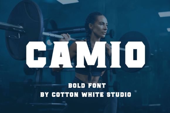Camio: A Sporty Display Font That Elevates Campaign Visuals