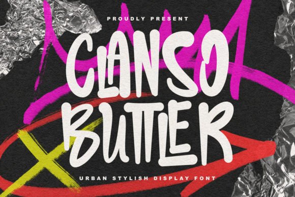 Clanso Buttler: A Bold Display Font for Modern Editorial Design