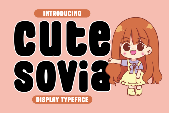 Cute Sovia: A Playful Display Font for Joyful Branding Projects
