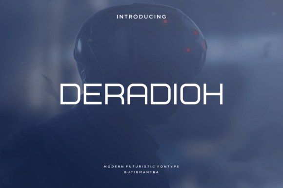Deradioh: A Modern Display Font for Editorial Design and Digital Publishing