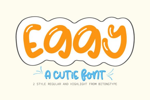 Eggy: A Sweet & Versatile Display Font for Makers and Sellers