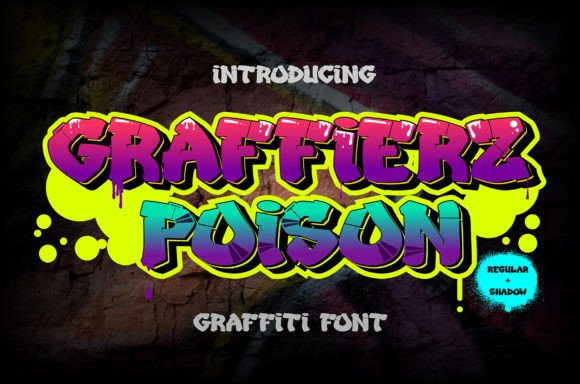 Graffierz Poison: A Bold Display Font for Modern Branding