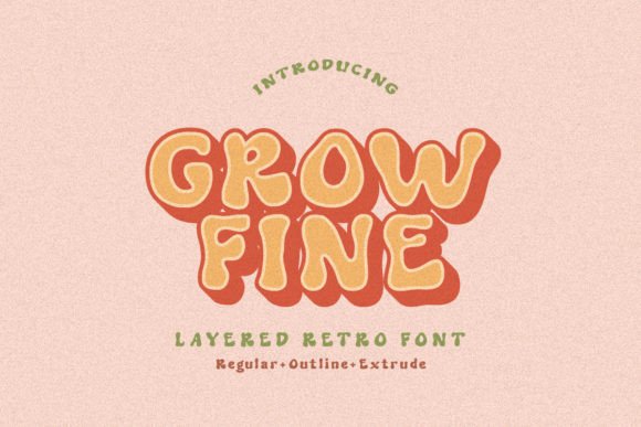 Grow Fine: The 3D Display Font That Elevates Campaign Visuals