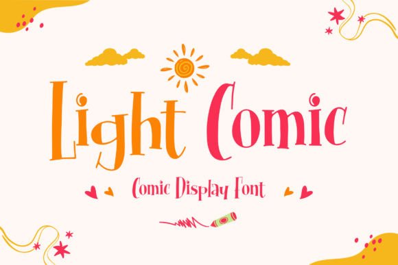 Light Comic: A Funky Display Font That Brings Cheer to Brand Design