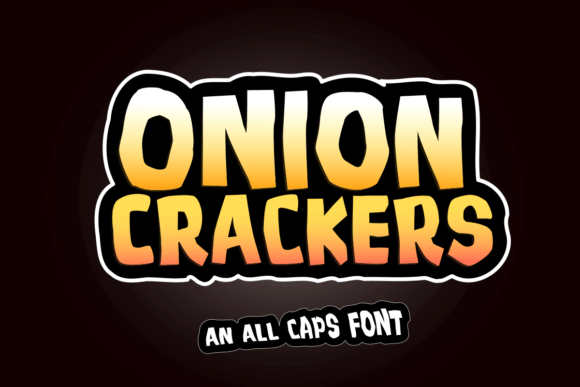 Onion Crackers: A Bold Display Font for Real-World Branding Projects