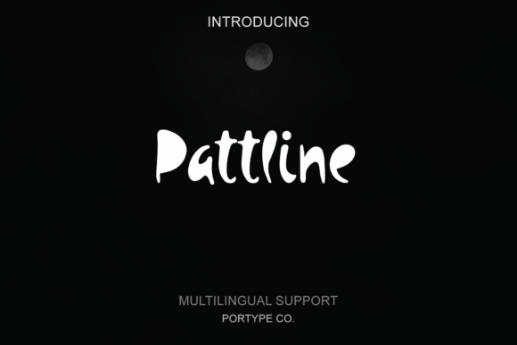 Pattline: A Playful Display Font for Web Designers and Digital Creators