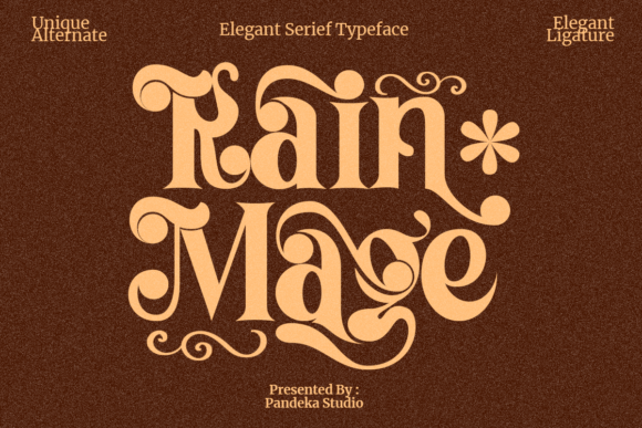 Rain Mage: A Vintage Serif Font for Editorial Design and Digital Publishing