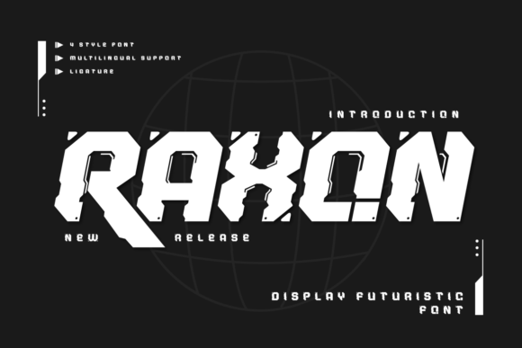 Raxon: A Futuristic Typeface for Bold Editorial Design