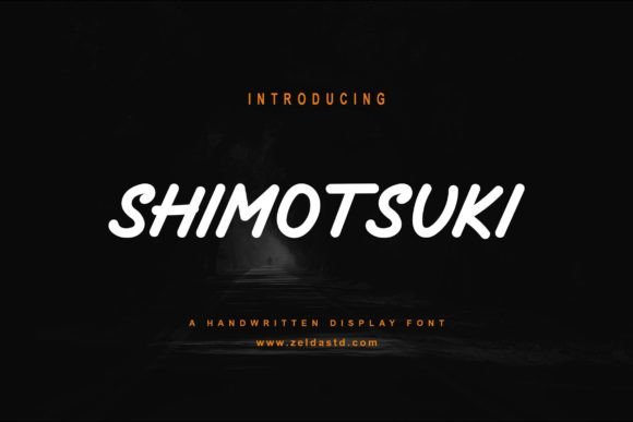 Shimotsuki: A Handwritten Display Font with Authentic Charm for Brand Designers