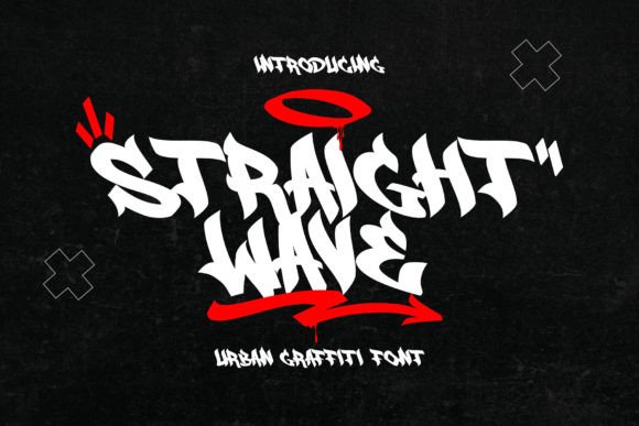 Straight Wave: A Graffiti-Inspired Display Font for Crafters and Makers