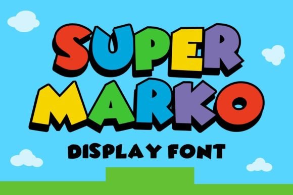 Super Marko: A Bold, Friendly Display Font for Crafters & Makers