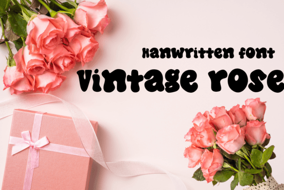 Vintage Rose: A Handwritten Font for Modern Web Design Projects